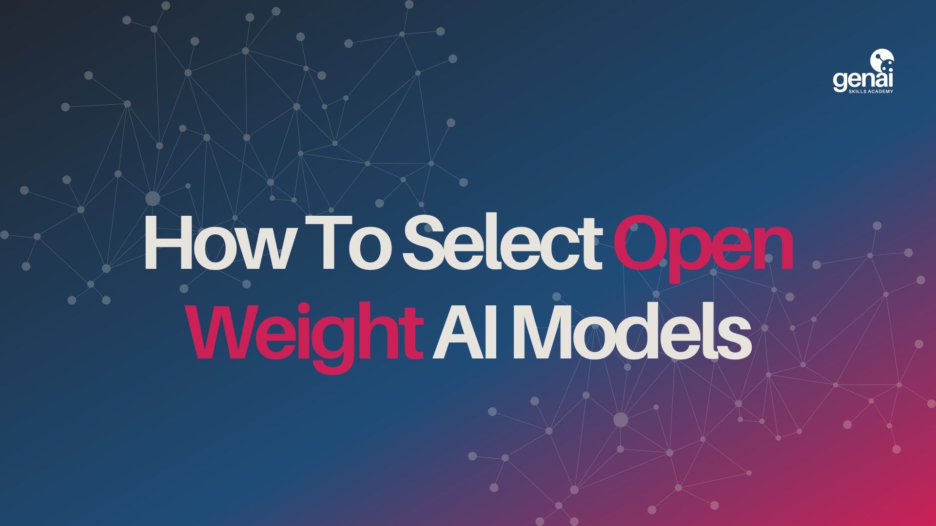 The AI Model Reference: A Guide to Selecting Open Weight Models